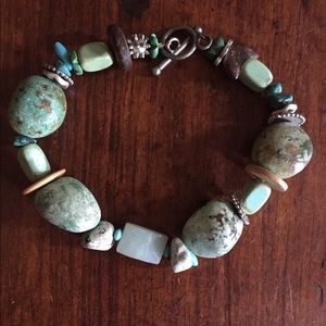 🌞🌛Beautiful Artist  African Turquoise Bracelet